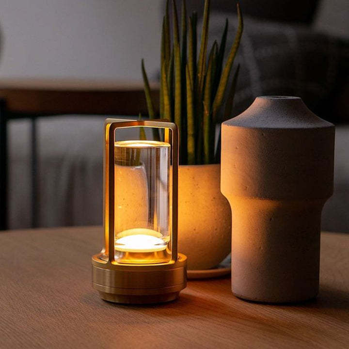 Vintage Cordless LED Lantern Lamp