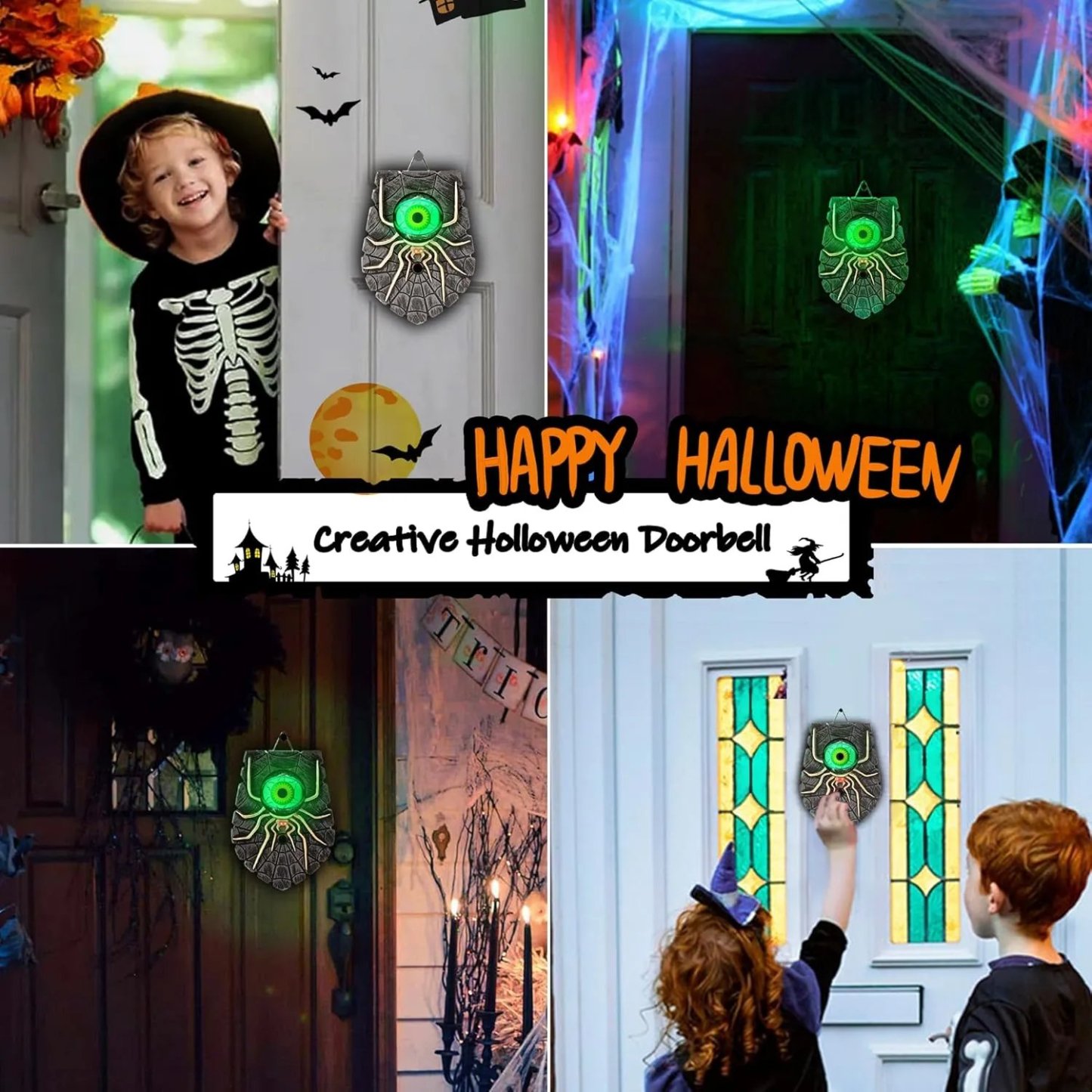 🔥2025 HOT SALE🔥Novelty Doorbell Halloween Door Decorations