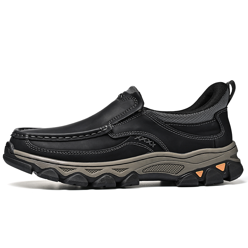 ⏰Promotion 60% OFF - 2025 New Men's Orthopedic Hands-Free Genuine Leather Slip On Loafers