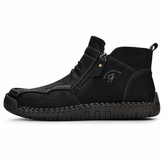 Mostelo – Men’s Soft And Breathable Zipper Outdoor Tooling Boots V2