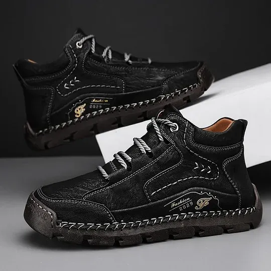 (⏰LAST DAY 70% OFF🔥)Handcrafted Men's Leather Shoes - Relieve Foot Pain