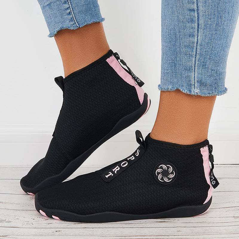 Men High Top Water Shoes Barefoot Anti-Slip Quick Drying Shoes