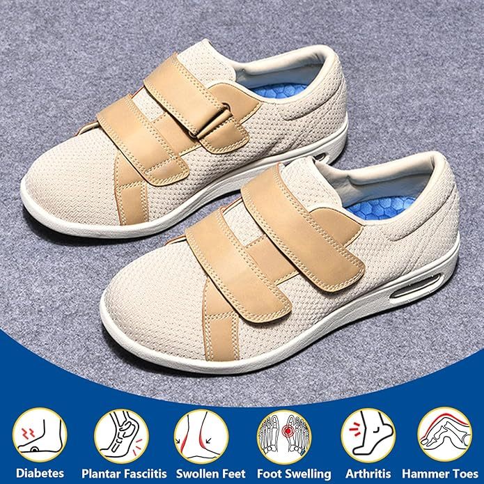 Coenn™ Wide comfort adjustable straps lightweight non-slip orthopedic walking shoe