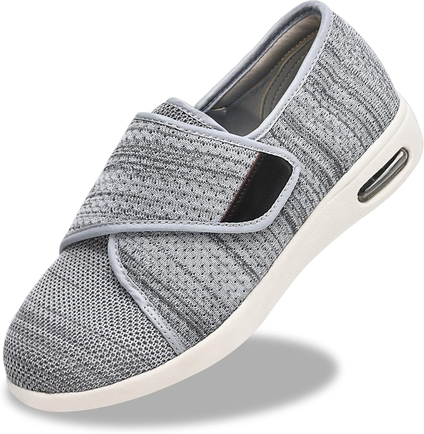 [Copy]Wide Pain Relief Diabetic Shoes Black Grey