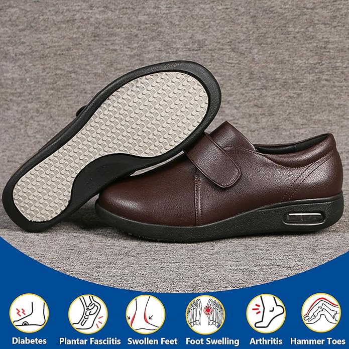 Enjerr™ Anti-slip arch support orthopedic leather shoes