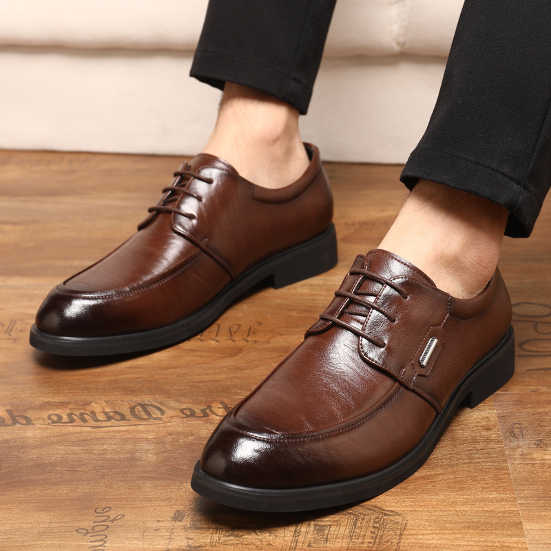 🔥HOT SALE-Men's Genuine Leather Shoes 2025 Winter New Business Formal