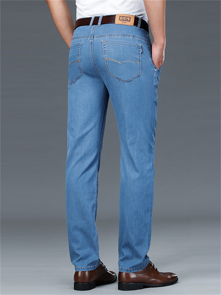 Comfort High Waist Silky Anti-wrinkle Jeans for Men
