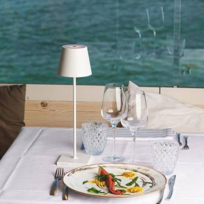Mini Metal Cordless Table Lamp - Portable & Rechargeable Touch Dimmable Desk Light