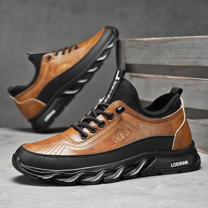 🔥On This Week Sale 70% OFF🔥Men's Casual Sneakers with Lace-Up Design – Comfortable Non-Slip Walking Shoes for Daily Outdoor Activities