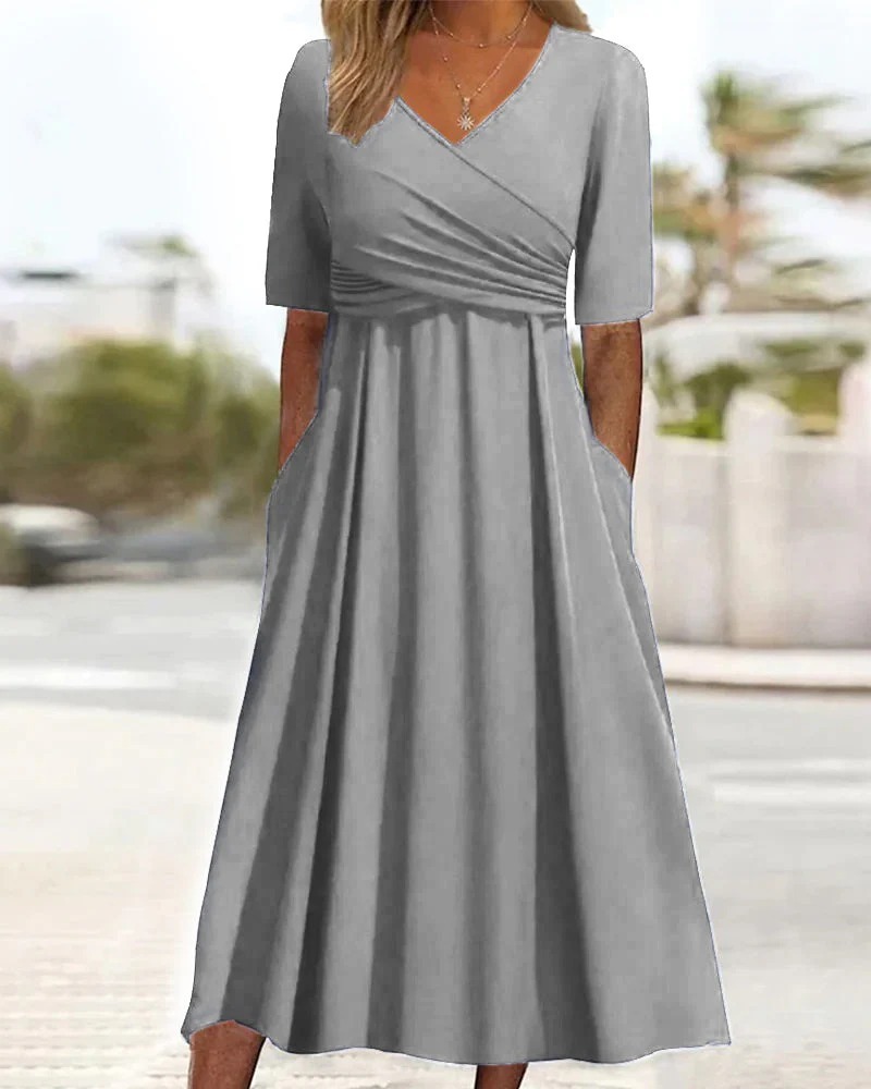 V-neck summer dress
