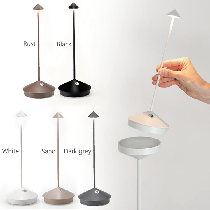 2023 Minimalist LED Table Lamp - Waterproof & Dimmable Cordless Lighting