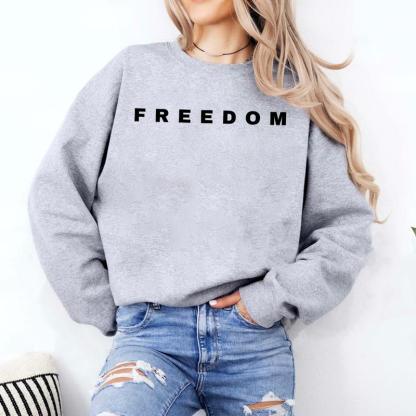 [UNISEX SWEATSHIRT🌟 Freedom Shirt – Timeless Unisex Tee Celebrating Faith, Hope & Everyday Strength