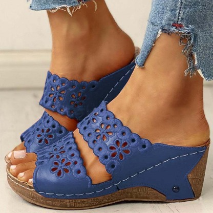 Leather Soft Footbed Orthopedic Arch-Support Sandals