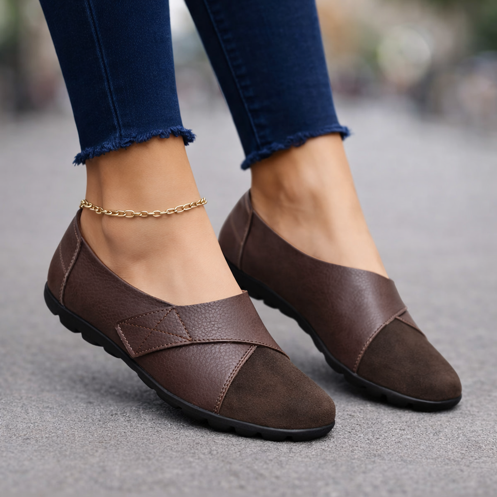 Women’s Leather Comfort Slip-On Loafers