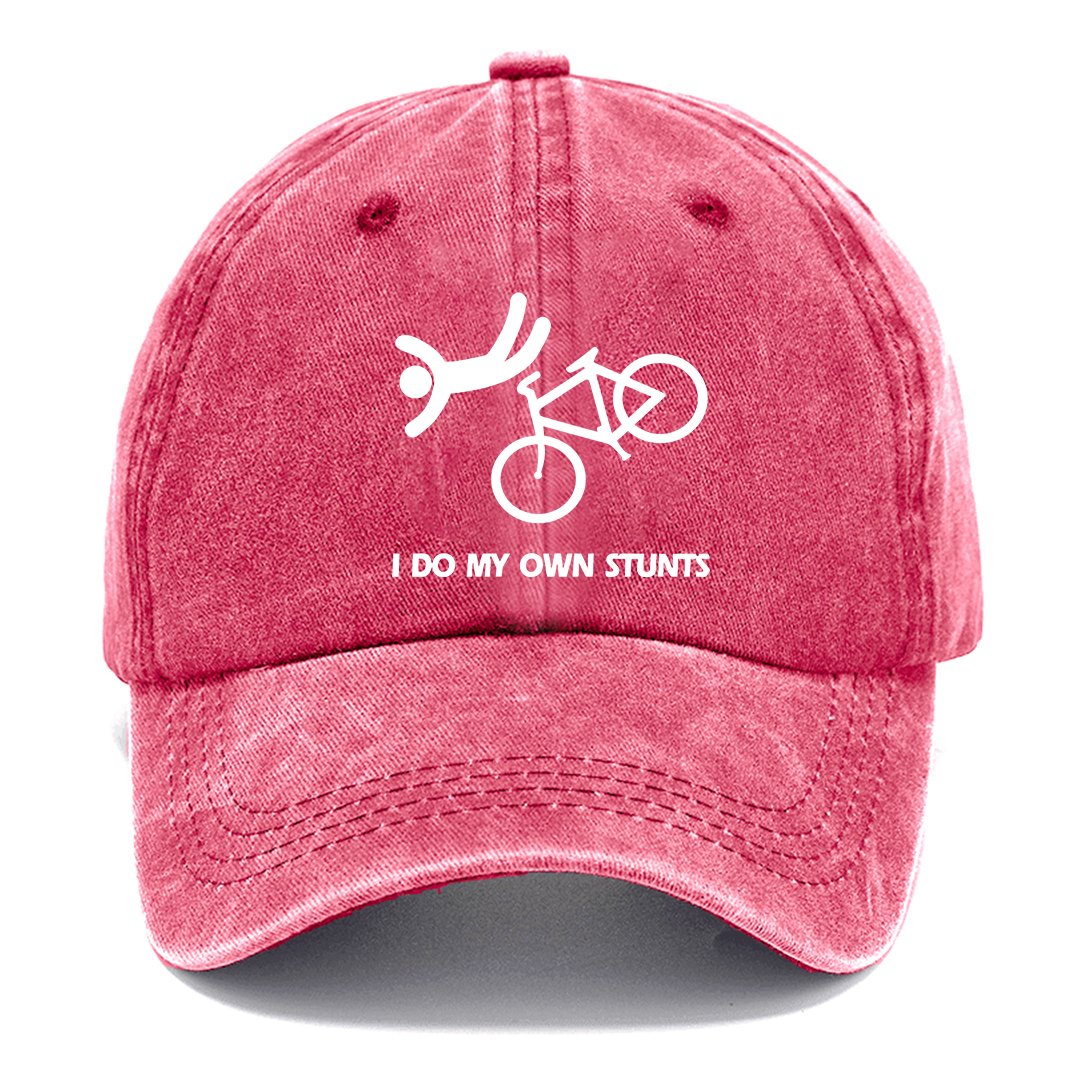 I Do My Own Stunts Hat | Vintage Washed Baseball Cap