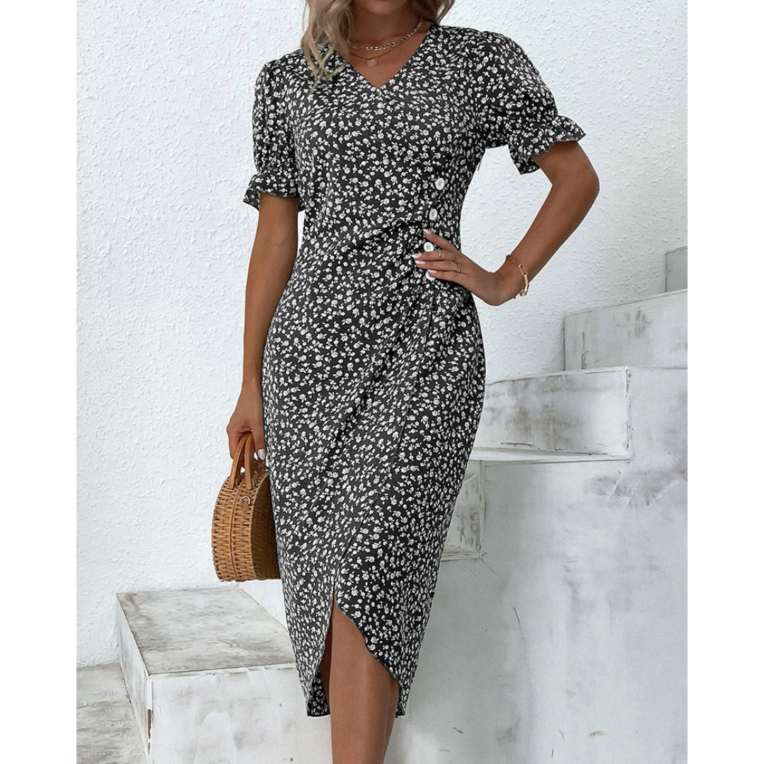 Elegant Wrap Dress