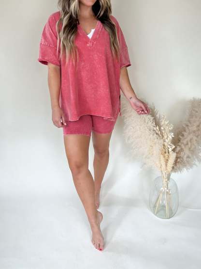 Women's Summer Washed Set