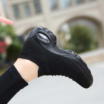 Women Fly-knit Breathable Casual Height Increasing Shoes