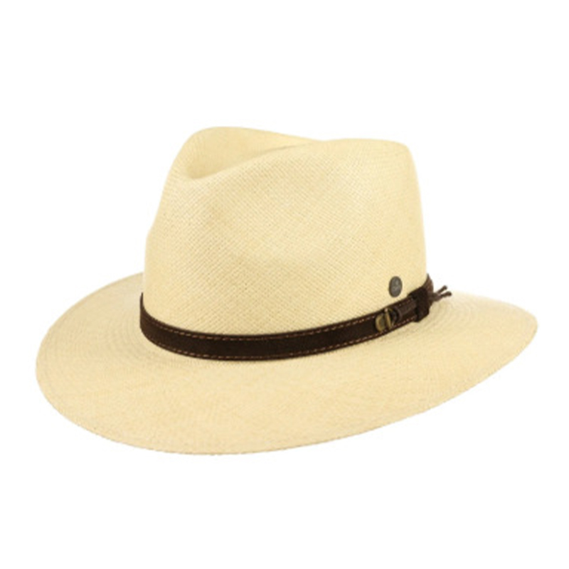 Can be rolls up for packing | Ecuador Straw Panama Hat