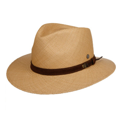 Can be rolls up for packing | Ecuador Straw Panama Hat
