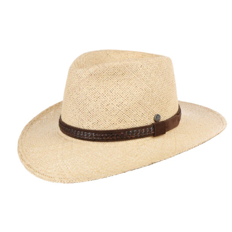 Can be rolls up for packing | Ecuador Straw Panama Hat