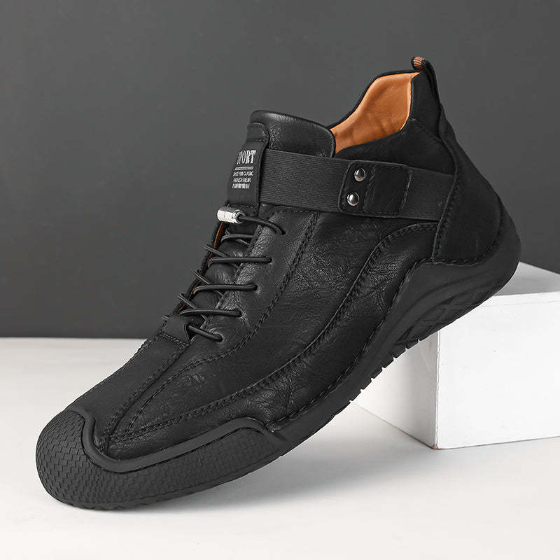 LAST DAY! 60% OFF 🔥⏱️ Christmas Sale ⏱️🔥 Men’s Hand-Stitched Non-Slip Casual Leather Boots | Stylish & Casual Men’s Footwear