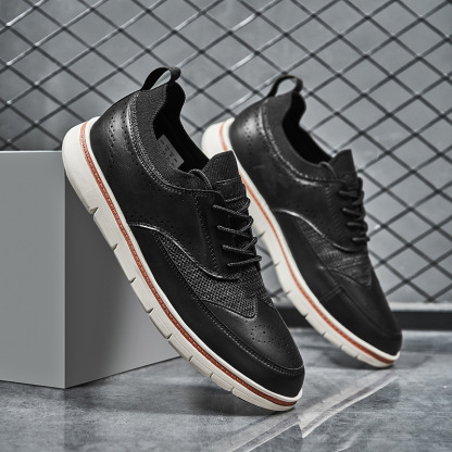 ⏰Promotion - 70% OFF🔥 Handcrafted Men's casual retro leather shoes
