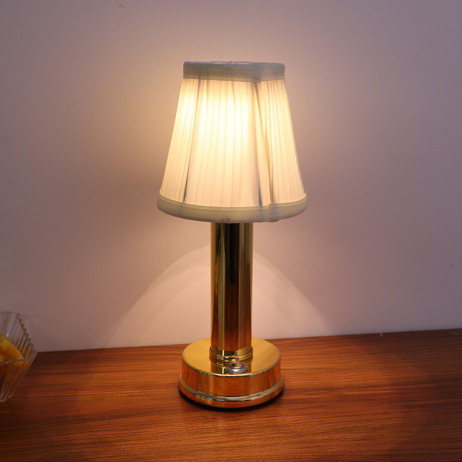 LED Cordless Silk Metal Table Lamp