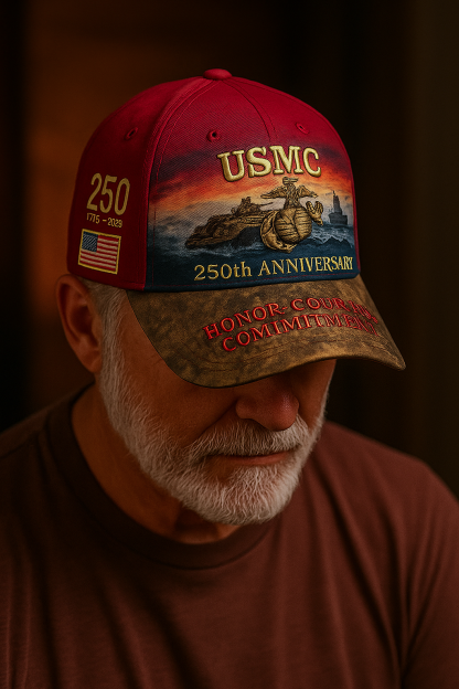 United States Marine Corps 250th Anniversary Cap