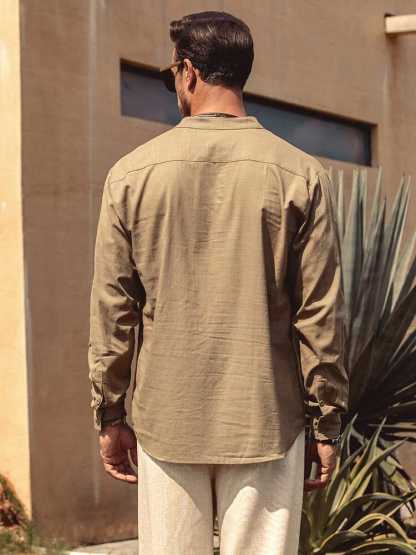 Cotton Linen Style Shirt