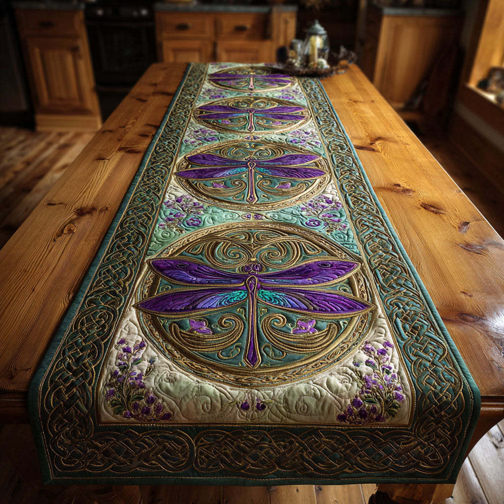 Amethyst Flight Quilted Table Runner NCU0NTV366