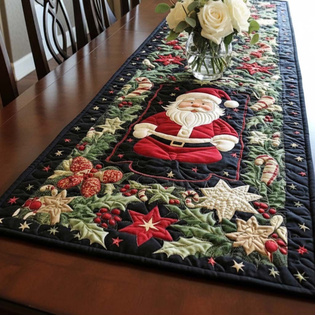 Arctic Glow Quilted Table Runner NCU0NT634