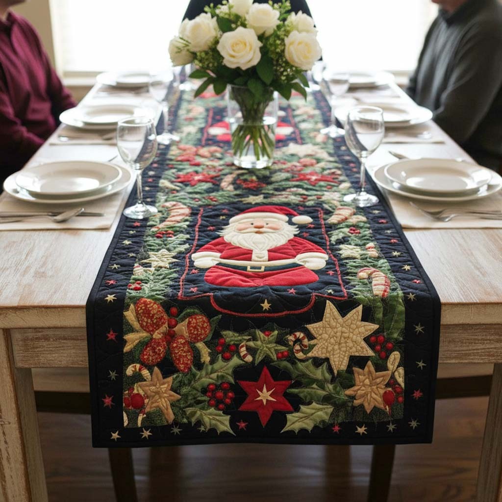 Arctic Glow Quilted Table Runner NCU0NT634
