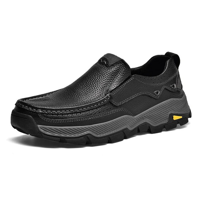 Orthopedic Genuine Leather Slip-On Loafers