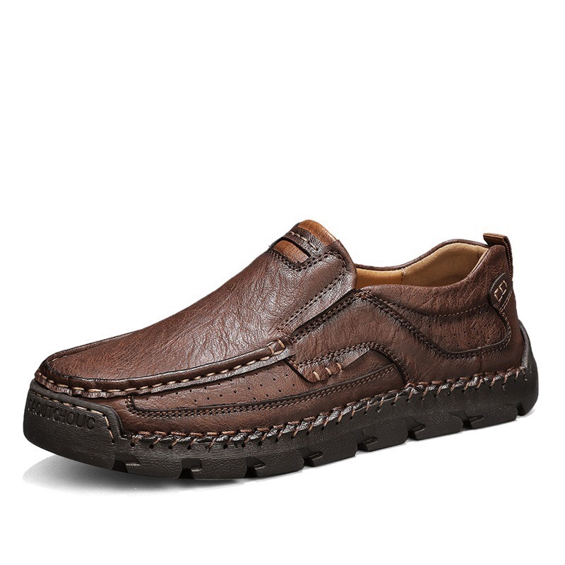 ENJERR®Men's Handcrafted Cowhide Orthopedic Loafers - Wide Toe Box