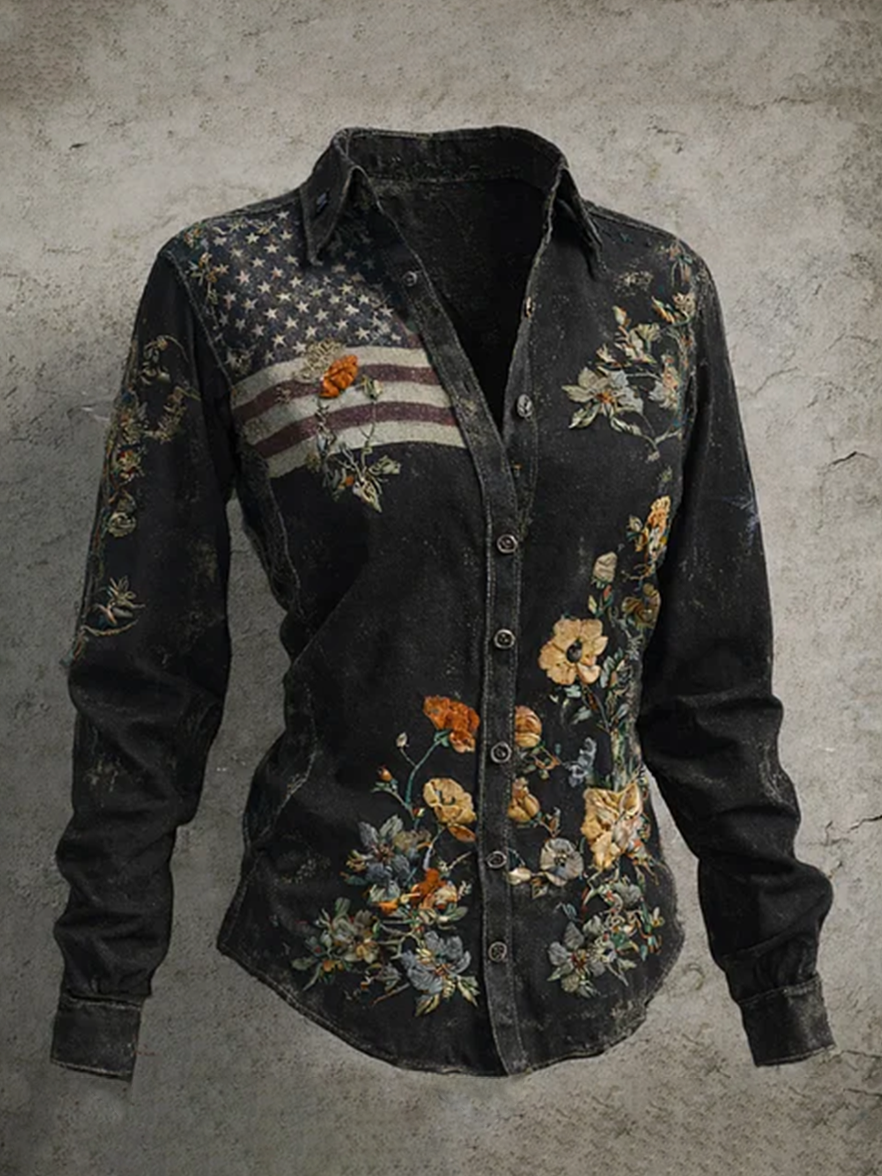 New Arrival 🔥 Women's Casual American 250th Anniversary Print Vintage Shirt