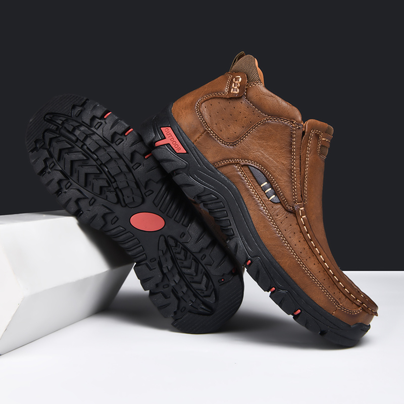 ⏰Last day 70% OFF - 2025 Hot selling men's casual thick-soled non-slip orthopedic leather boots