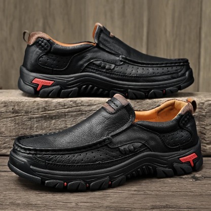 Enjerr™ Orthopedic Walking Genuine Leather Slip-On Loafers