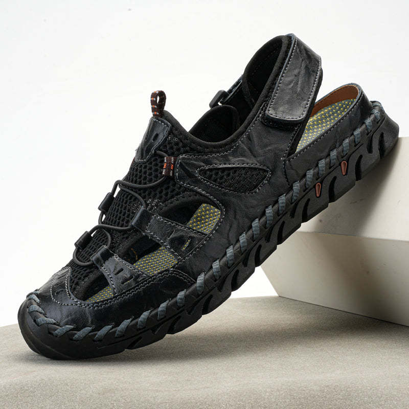 🔥Last Day 70% Off🔥Men's Casual Comfort Leather Sandals, Comfortable Orthopedic Walking Shoes