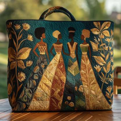 Golden Queens Quilted Tote Bag GFTOHD8230