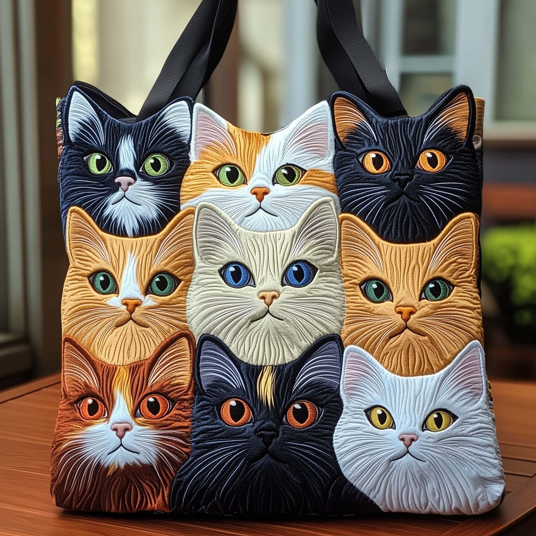 Cat Purrs Quilted Tote Bag GFTOMA1566