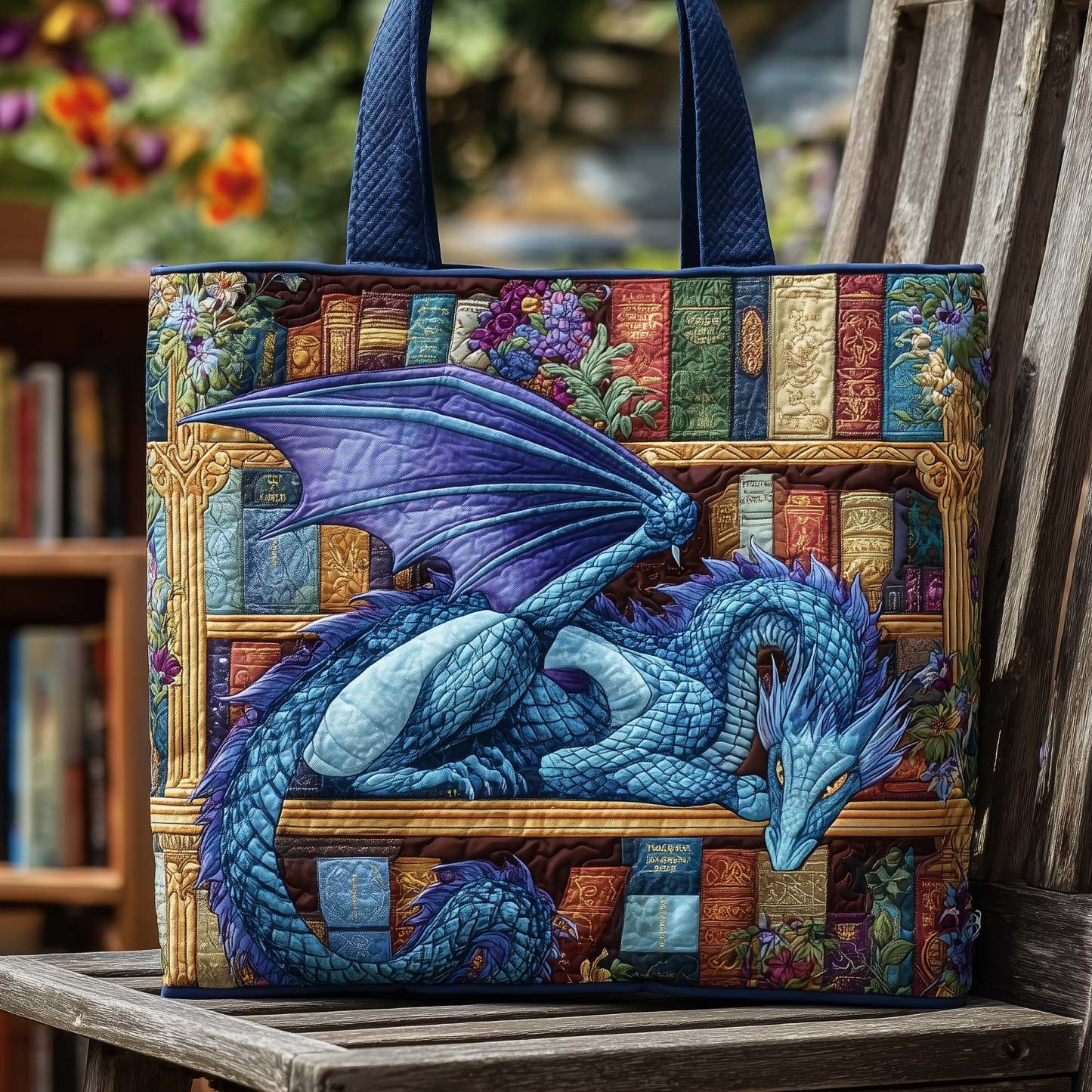Dragon Quilted Tote Bag GFTOMA1716