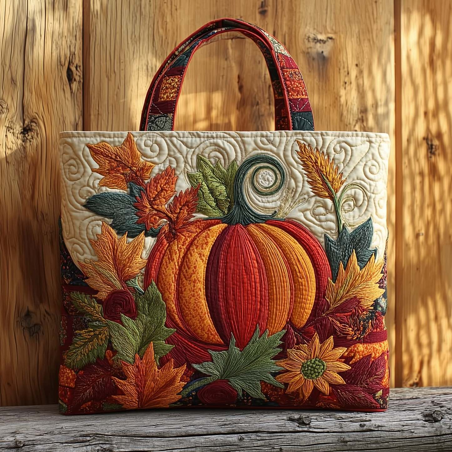 Autumn Vibe Quilted Tote Bag GFTOMA2476