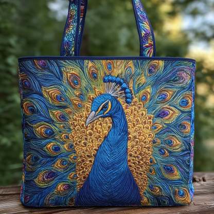 Peacock Quilted Tote Bag GFTOMA2511