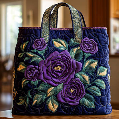 Vilolet Rose Quilted Tote Bag GFTONL4853