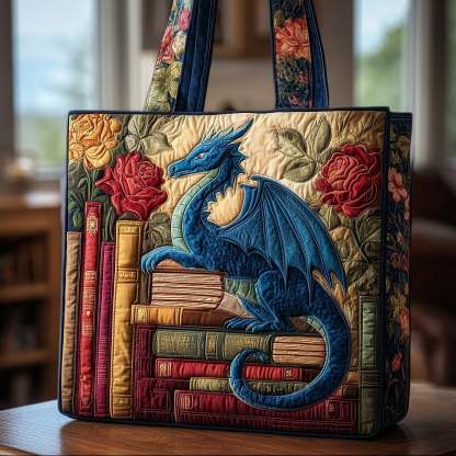 Vintage Dragon Quilted Tote Bag GFTONL5039