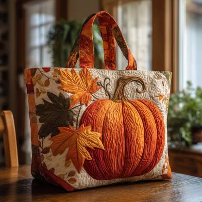 Pumpkin Quilted Tote Bag GFTONT1381