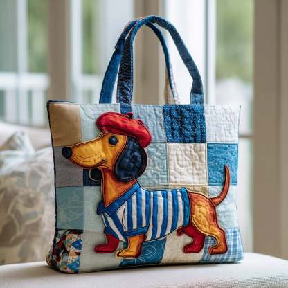 Dachshund Quilted Tote Bag GFTOTL4555