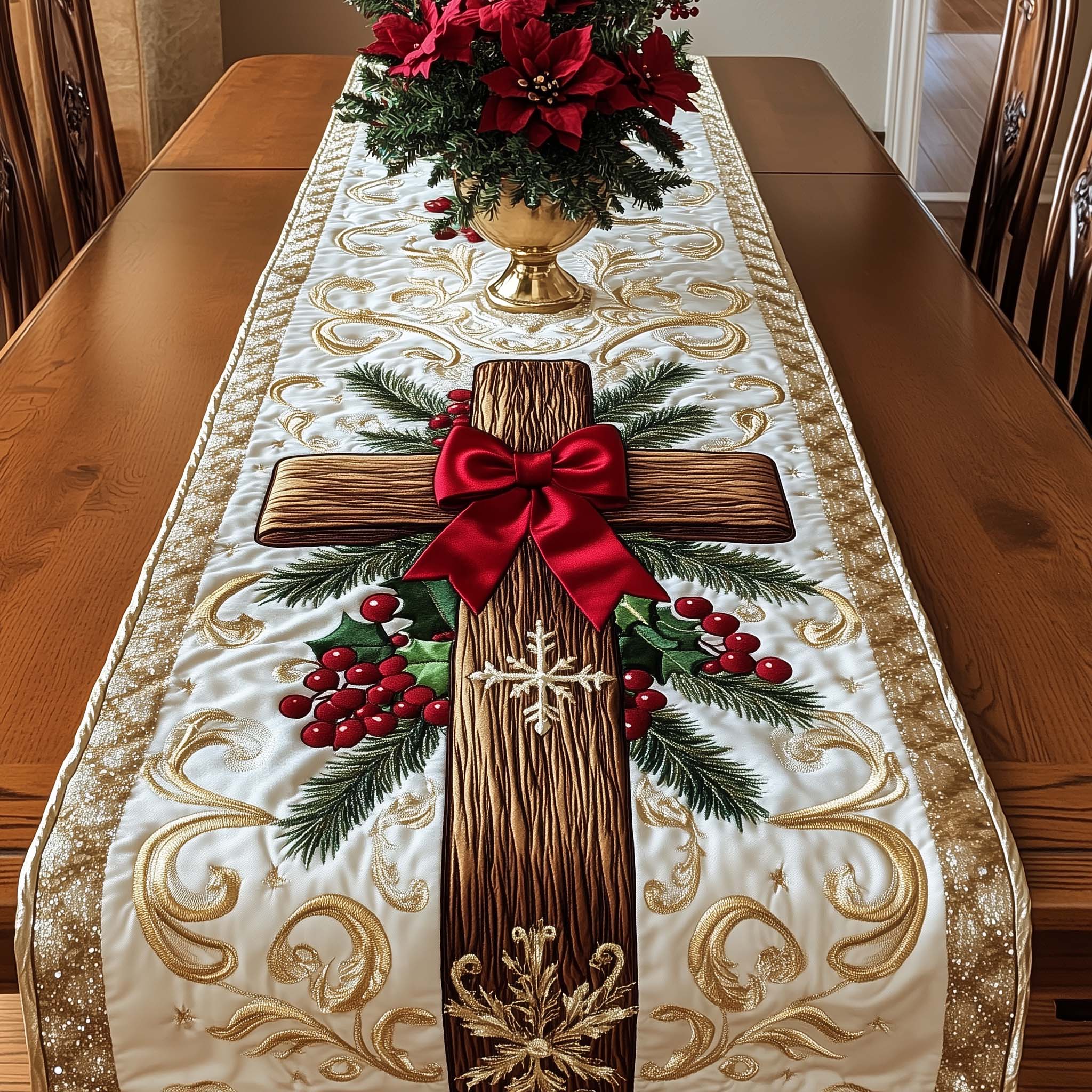 Divine Light Quilted Table Runner GFTOTP14324