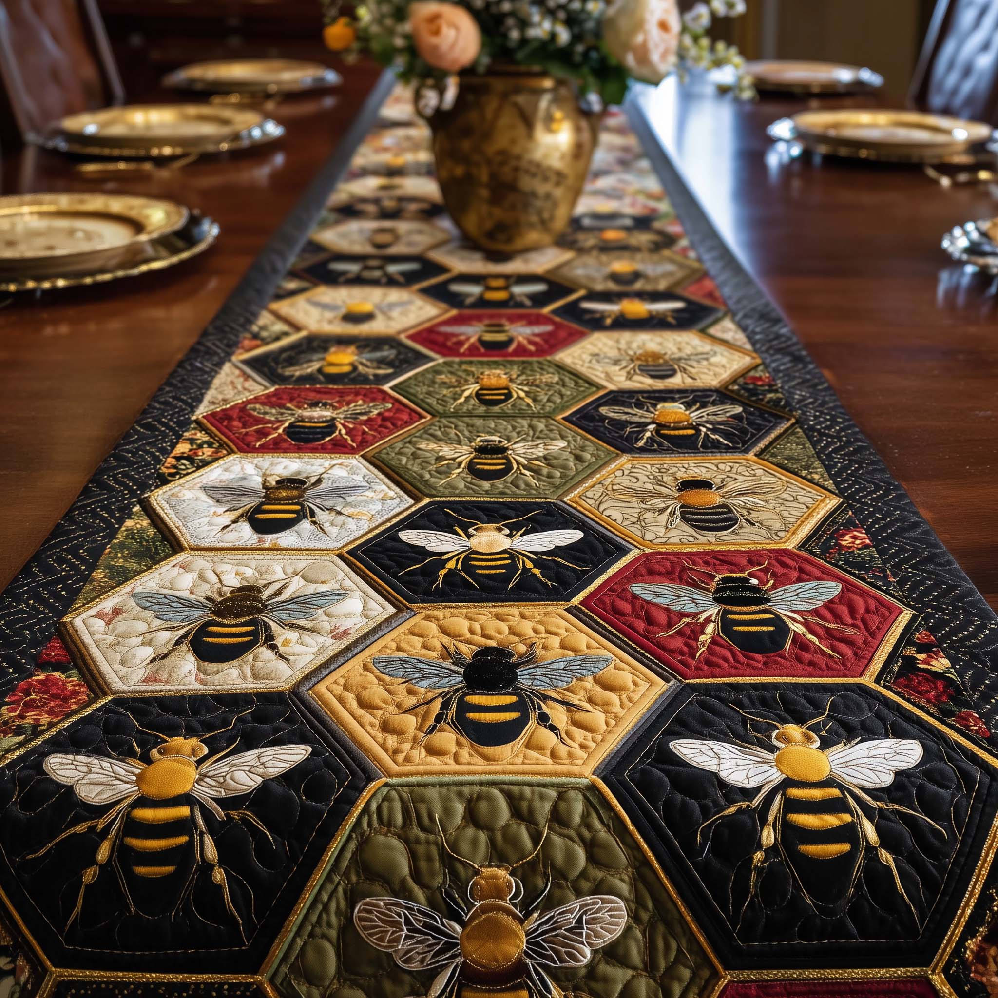 Honey Trail Quilted Table Runner GFTOTP15031